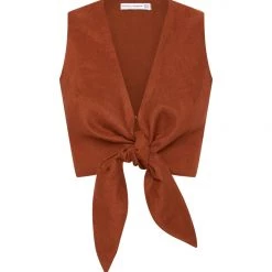 Faithfull The Brand Dalaila Tie Top CLOTHING