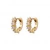 Luv Aj ACCESSORIES Diamond Bijoux Hoops