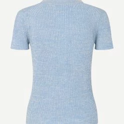Samsoe Samsoe Bonnie Short Sleeve Polo Tops 11 Samsoe Samsoe Bonnie Short Sleeve Polo Tops