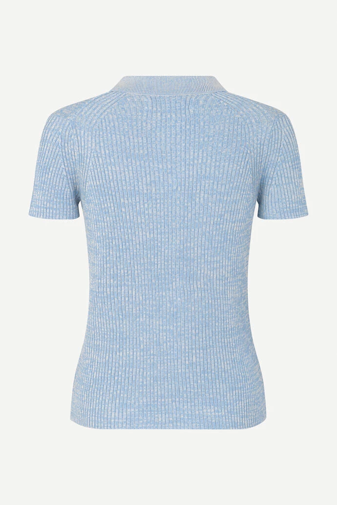 Samsoe Samsoe Bonnie Short Sleeve Polo Tops 7 Samsoe Samsoe Bonnie Short Sleeve Polo Tops