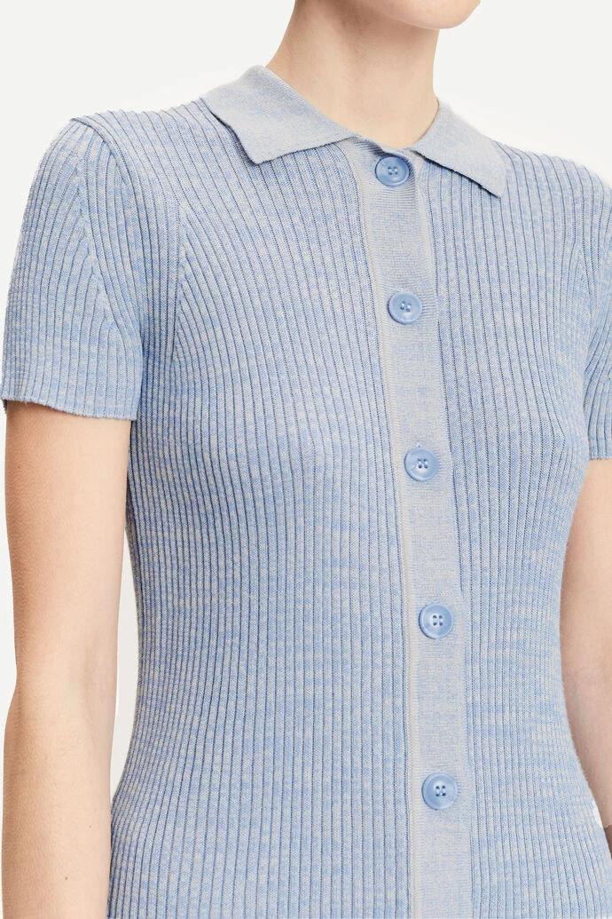 Samsoe Samsoe Bonnie Short Sleeve Polo Tops 4 Samsoe Samsoe Bonnie Short Sleeve Polo Tops