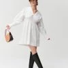 GANNI Cotton Poplin Dress Dresses