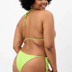 Frankies Bikinis Swimwear Keira Plisse Bottom