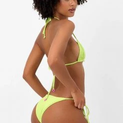 Frankies Bikinis Swimwear Keira Plisse Bottom