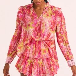 LoveShackFancy Ruffle Mini Skirt