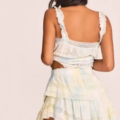 LoveShackFancy Ruffle Mini Skirt