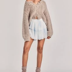 LoveShackFancy Ruffle Mini Skirt