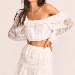 LoveShackFancy Diamond Skirt CLOTHING