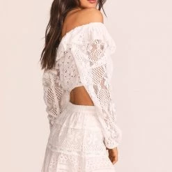 LoveShackFancy Diamond Skirt CLOTHING 8 LoveShackFancy Diamond Skirt CLOTHING