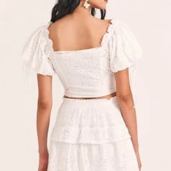 LoveShackFancy CLOTHING Charmaine Skirt