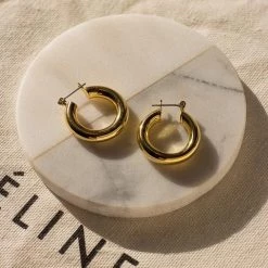 Luv Aj Baby Amalfi Hoop In Gold ACCESSORIES