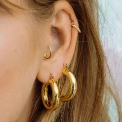 Luv Aj ACCESSORIES Baby Amalfi Tube Hoops