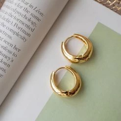 Luv Aj ACCESSORIES Marbella Hoops In Gold