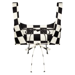 Matthew Bruch CLOTHING Anna Tie Back Crop Top