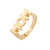 Maria Black Mom Ring - Gold ACCESSORIES