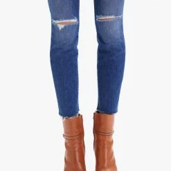 MOTHER Denim High Waisted Looker In Nature Tune Up