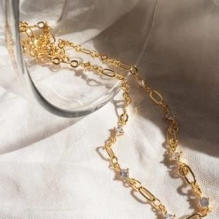 Luv Aj ACCESSORIES Dionne Link Necklace 7 Luv Aj ACCESSORIES Dionne Link Necklace