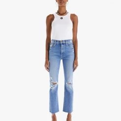 MOTHER The Tripper Ankle Fray Denim