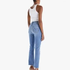 MOTHER The Tripper Ankle Fray Denim