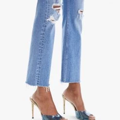 MOTHER The Tripper Ankle Fray Denim