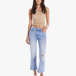 MOTHER The Outsider Ankle Crew Denim