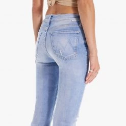 MOTHER The Outsider Ankle Crew Denim