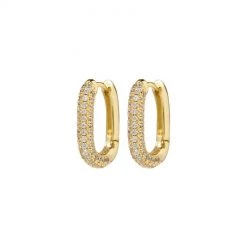 Luv Aj Pave Chain Link Huggies ACCESSORIES