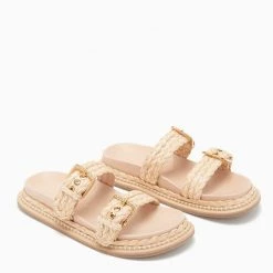 Ulla Johnson Kiera Raffia Slide SHOES