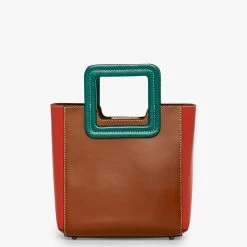 Staud Mini Shirley Leather Tote Bag ACCESSORIES
