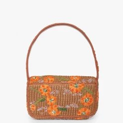 Staud Raffia Tommy Beaded Bag ACCESSORIES