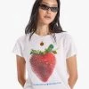 MOTHER Tops The Sinful Strawberry Tee