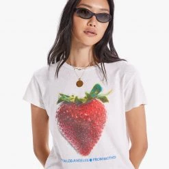 MOTHER Tops The Sinful Strawberry Tee
