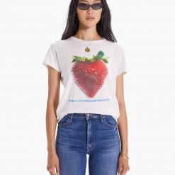 MOTHER Tops The Sinful Strawberry Tee