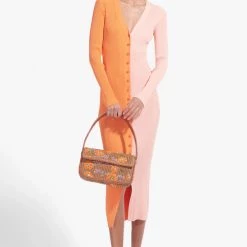 Staud Raffia Tommy Beaded Bag ACCESSORIES