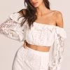LoveShackFancy Dorabella Crop Top CLOTHING