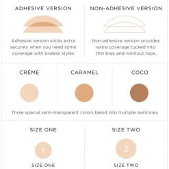 B-SIX Adhesive Silicon Pasties In Creme