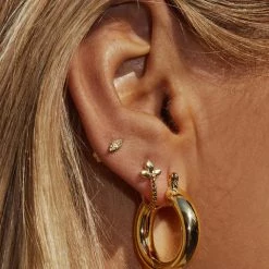 Luv Aj ACCESSORIES Baby Amalfi Tube Hoops