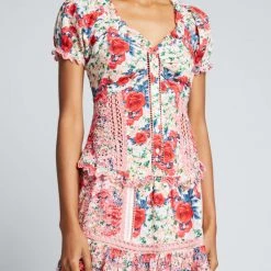 LoveShackFancy Tops Bryant Ruffle Top