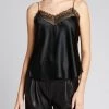 Jonathan Simkhai Erika Lace Trim Silk Cami