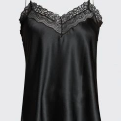 Jonathan Simkhai Erika Lace Trim Silk Cami