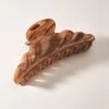 MLE Hair Accessories Croissant Claw Clip In Caramel