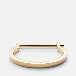 Miansai Modern Screw Cuff In Gold Jewelry