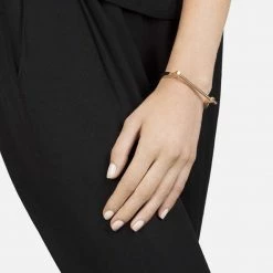 Miansai Modern Screw Cuff In Gold Jewelry