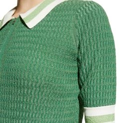 Veronica Beard CLOTHING Jorja Half Zip Polo