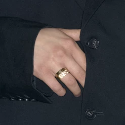 Maria Black Sis Ring - Gold ACCESSORIES