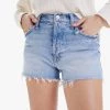 MOTHER CLOTHING Tomcat Fray Shorts